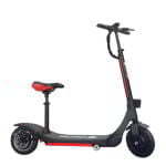 Electric scooter with saddle