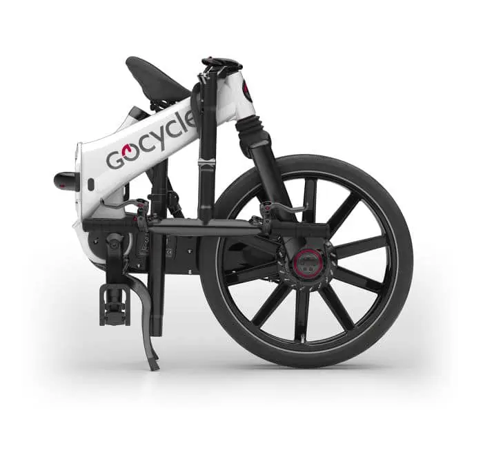 gocycle g4i wit opgeplooid