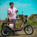 elektrische scooter goccia pink
